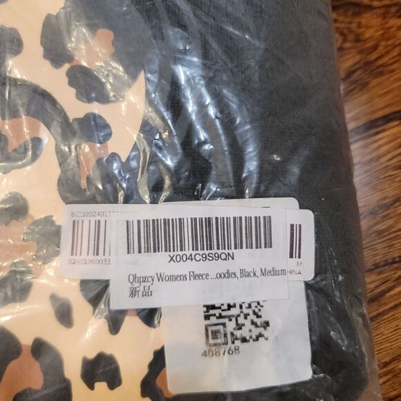 Womens Fleece Lined Y2k Graphic Fall Winter Sweatshirt Size Medium - Picture 7 of 7